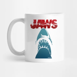 JAWS - GREAT WHITE DANGEROUS SHARK color Mug